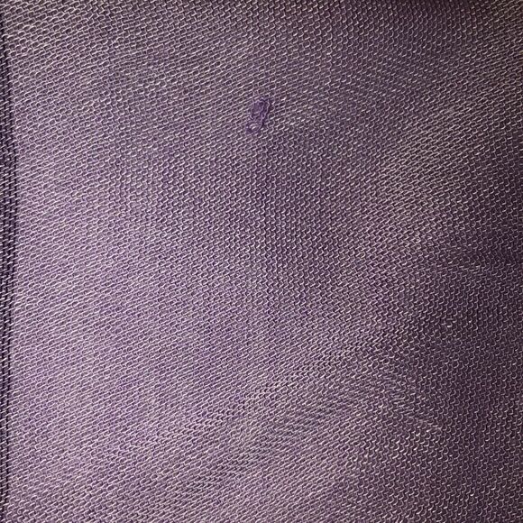 Light Sheer Purple Lavender White Raw Fringed Hem Long Scarf Wrap - Picture 12 of 13